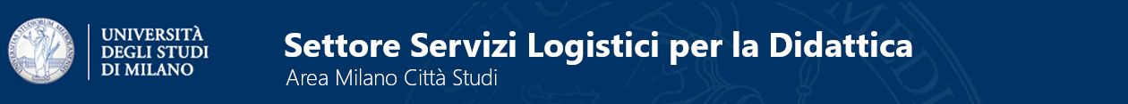Settore Servizi Logistici per la Didattica – Area Milano Città Studi